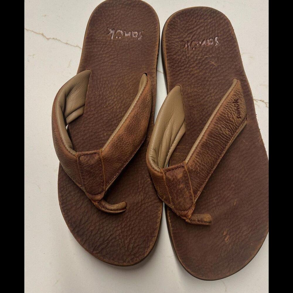 Sanuk Men's Cosmic Yoga Mat Primo Tan NWOT sz  8 - Picture 2 of 5